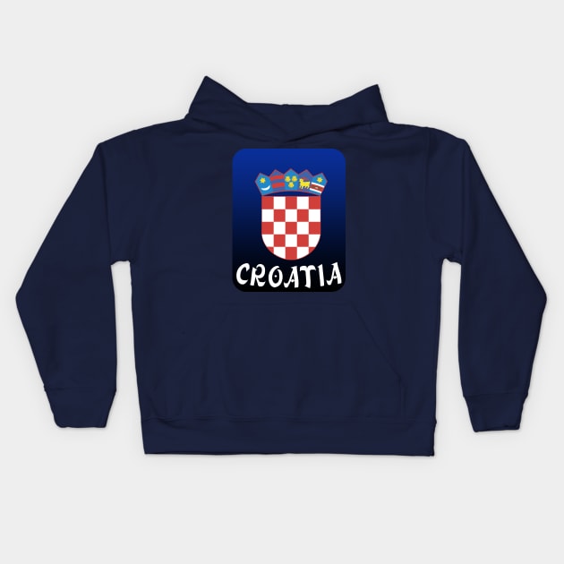 Croatia football fans tshirt world cup 2022 Kids Hoodie by Barotel34